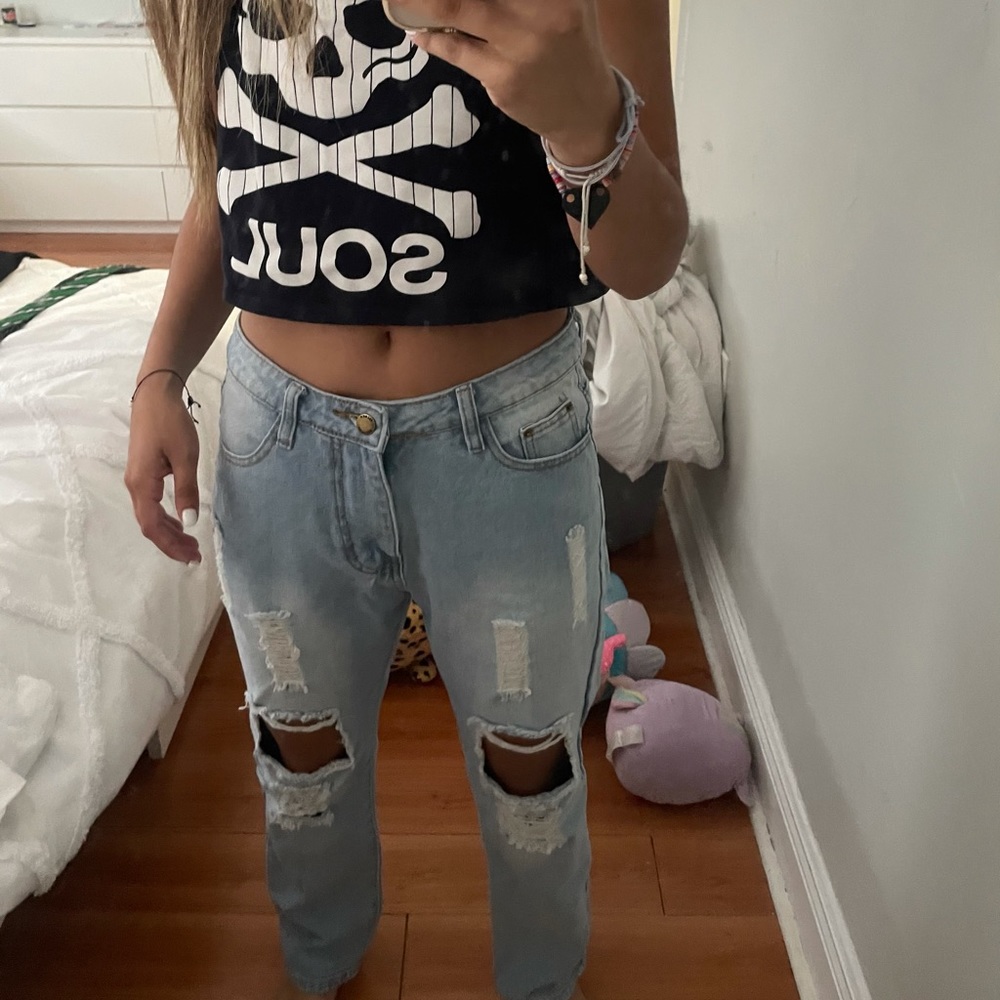 ripped jeans